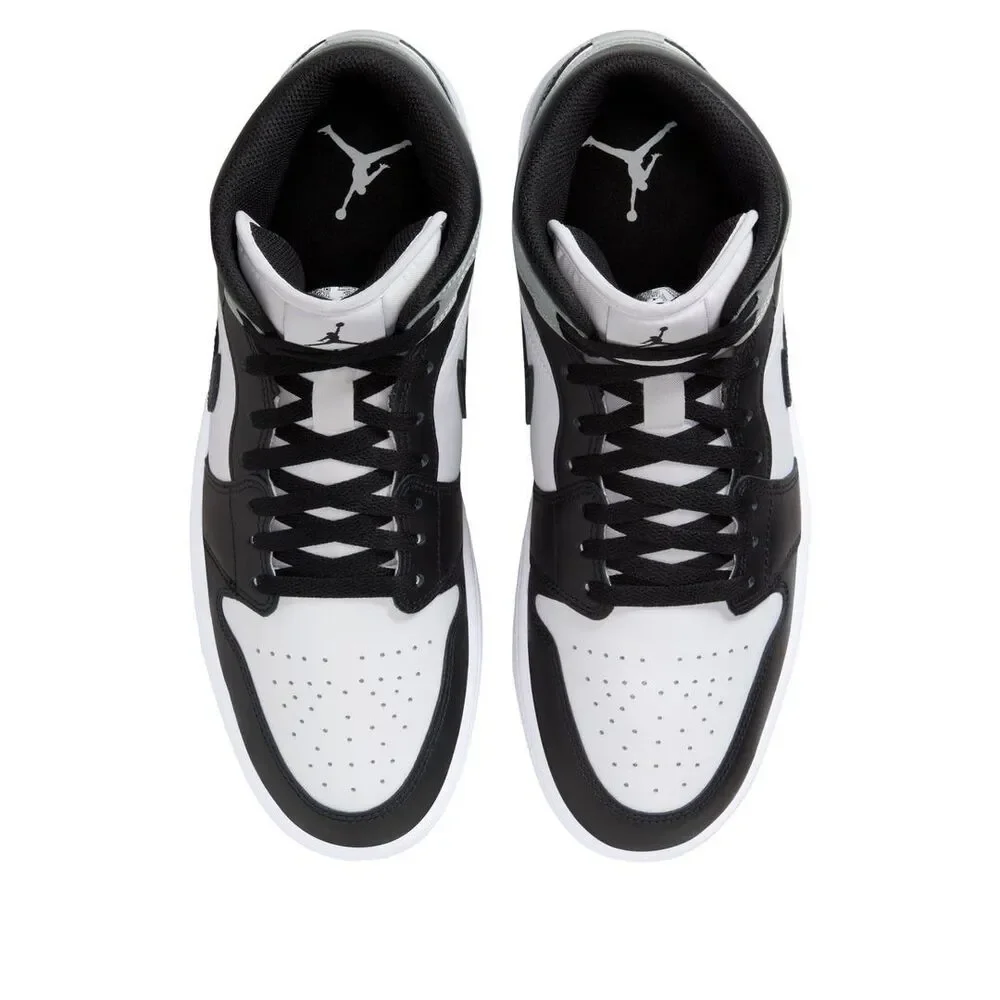 Air Jordan 1 Mid Barons Grey Black White DQ8426-101 Men's Size 11